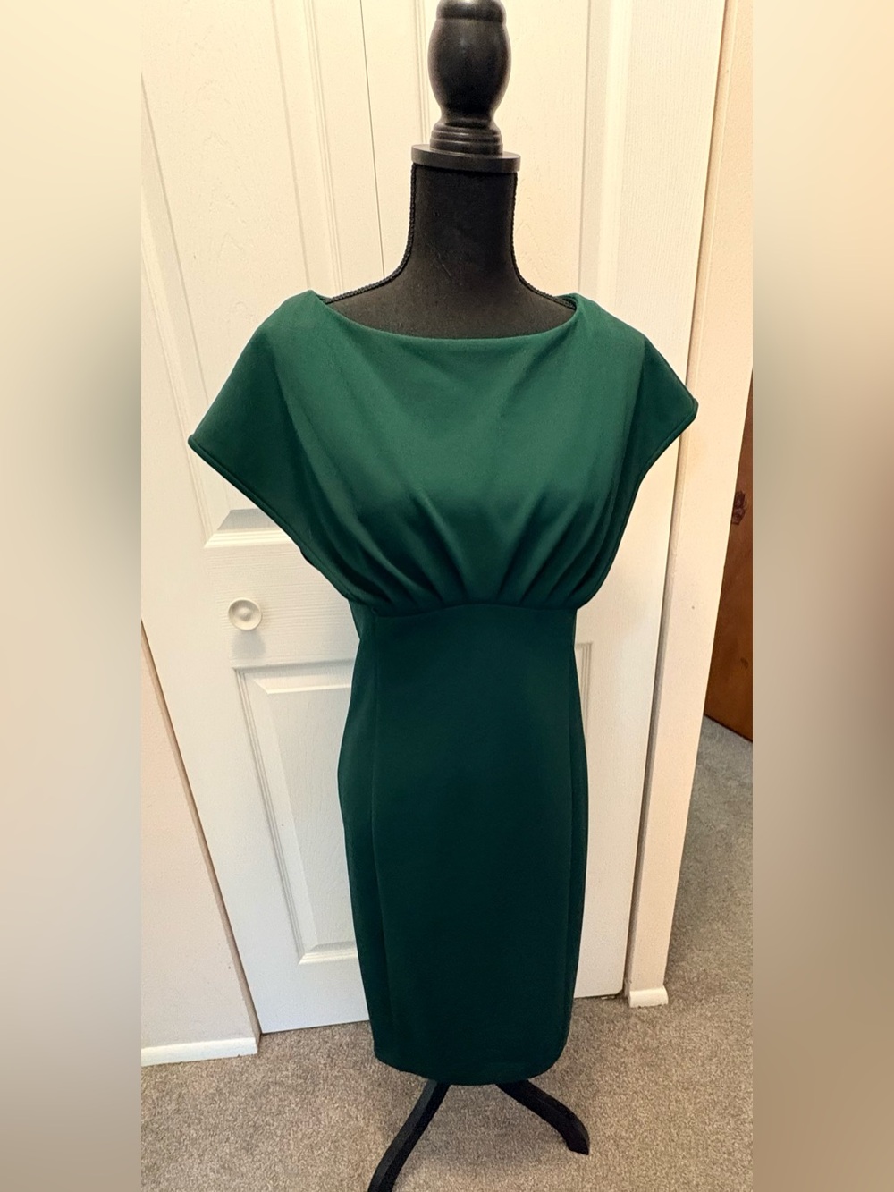 Calvin Klein Emerald Green Midi Dress - Freshly Dry Cleaned